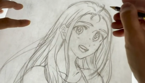 Live Drawing :  Tanaka Yasuki - Time Shadows