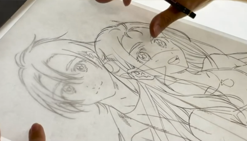 Live Drawing :  Tanaka Yasuki - Time Shadows