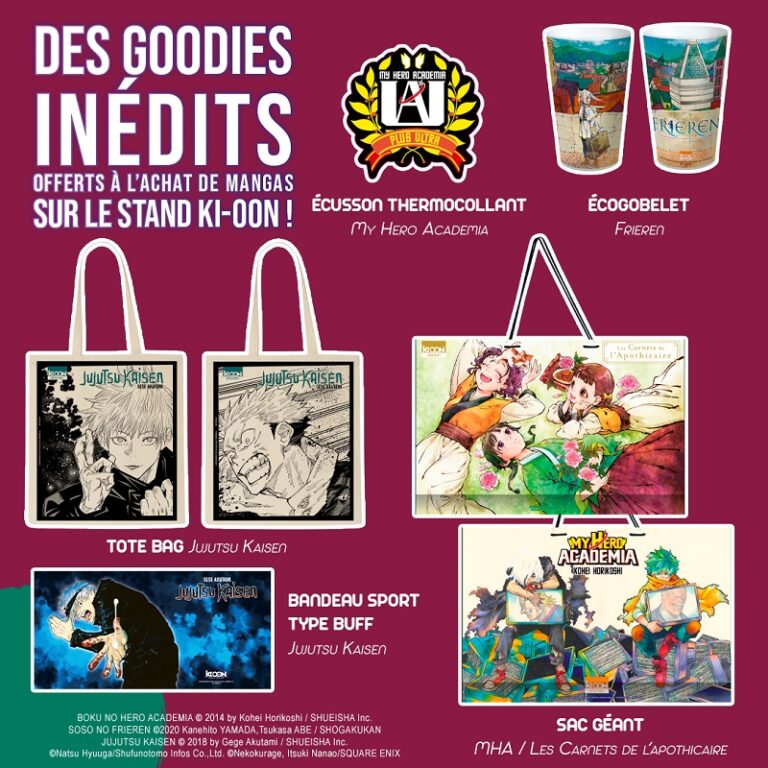 Japan Expo goodies - Ki-oon