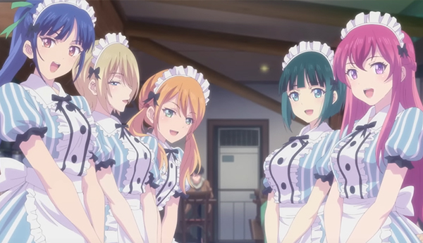 anime Goddess Cafe Terrace