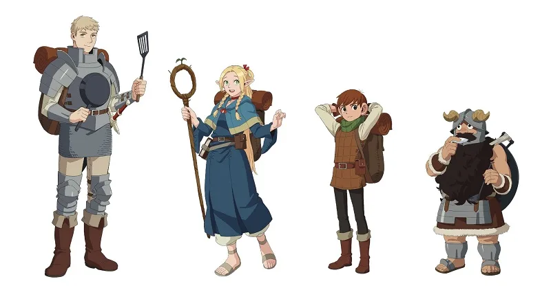 Delicious in Dungeon : personnages principaux de l'anime