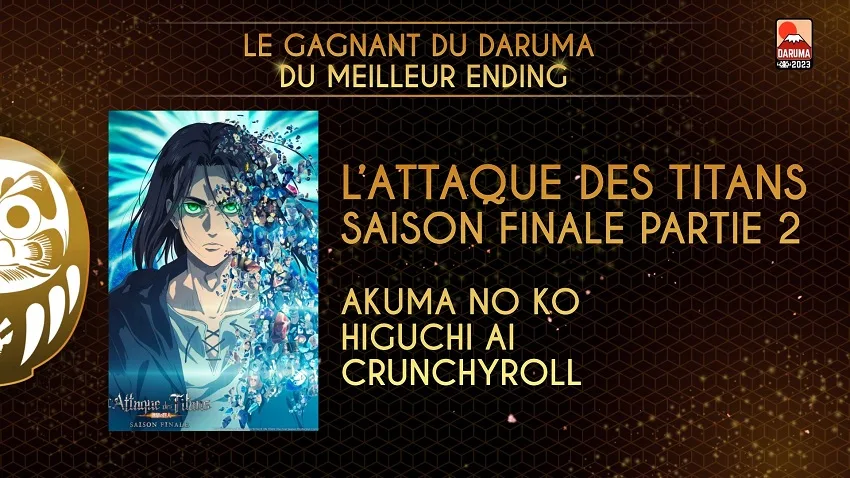 Japan Expo 2023 Daruma : Meilleur ending