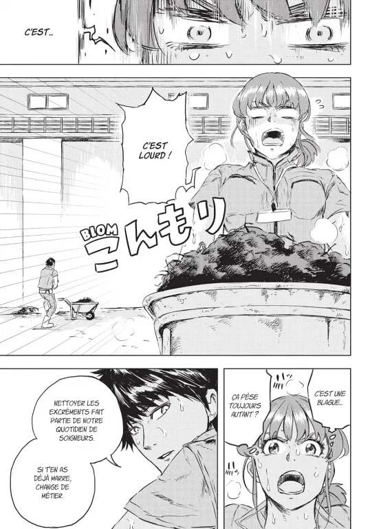 dinosaurs sanctuary - planche du manga