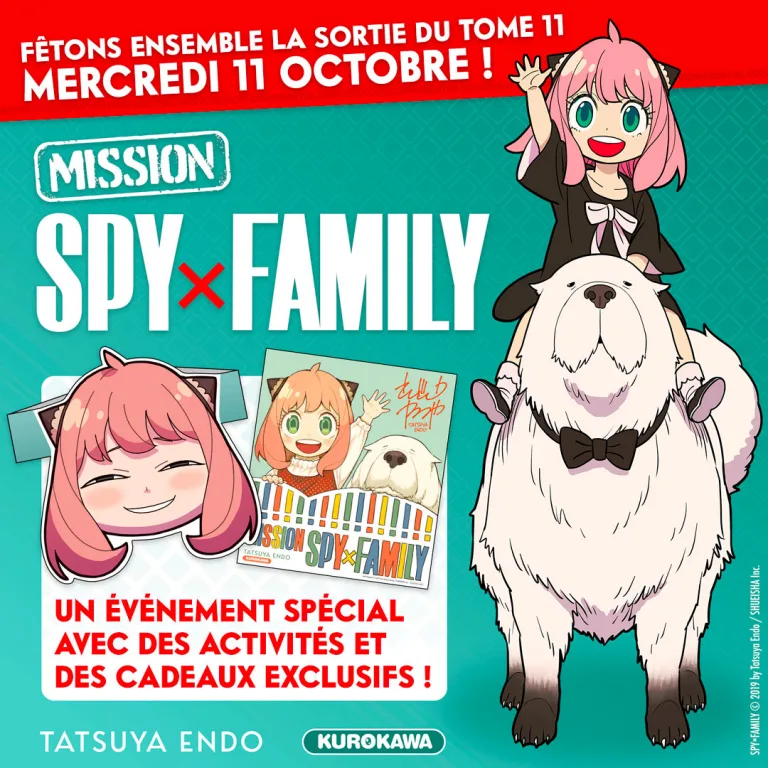 Spy X Family : Le tome 11 en avant-première !