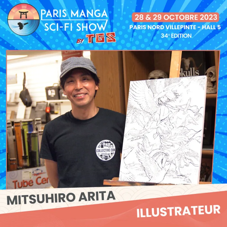 Mitsuhiro Arita invité à Paris Manga