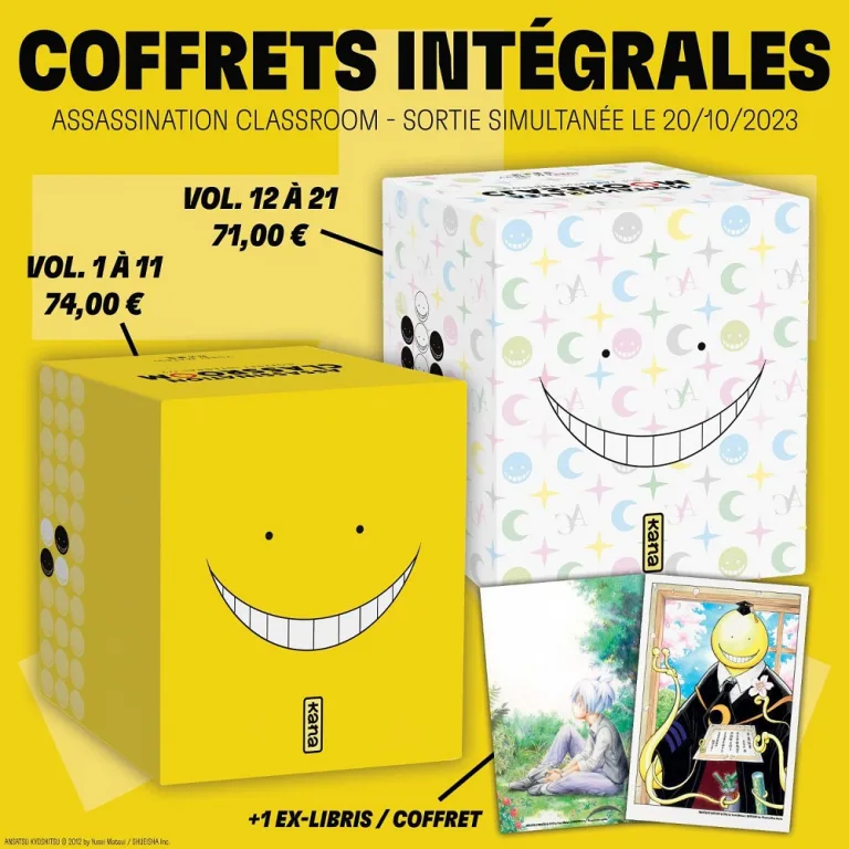 manga Assassination Classroom coffret