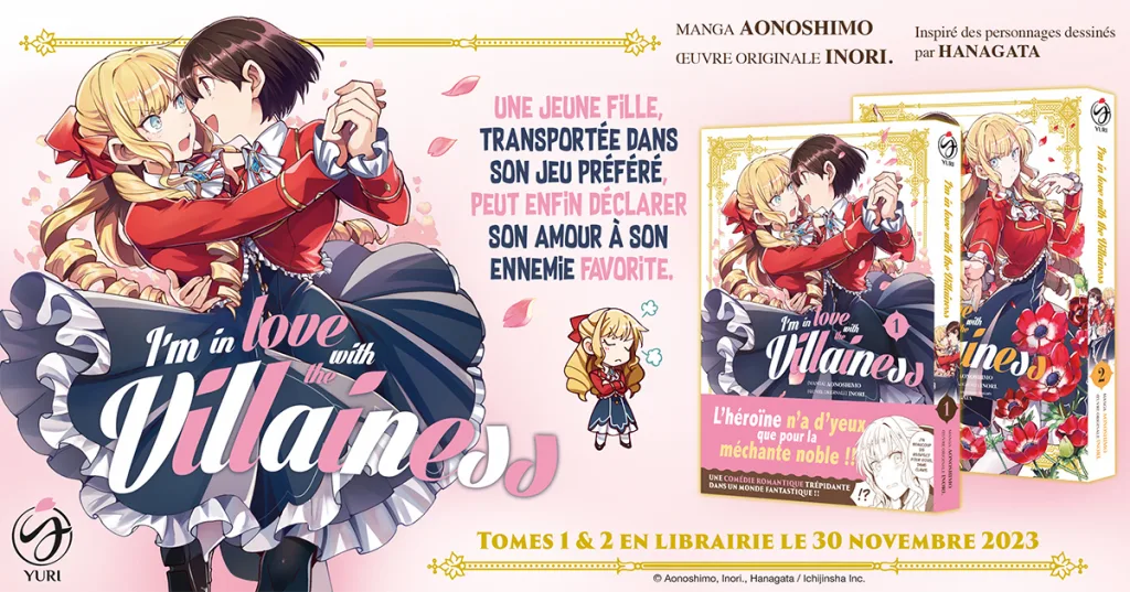 Le manga I’m in Love with the Villainess édité chez Meian