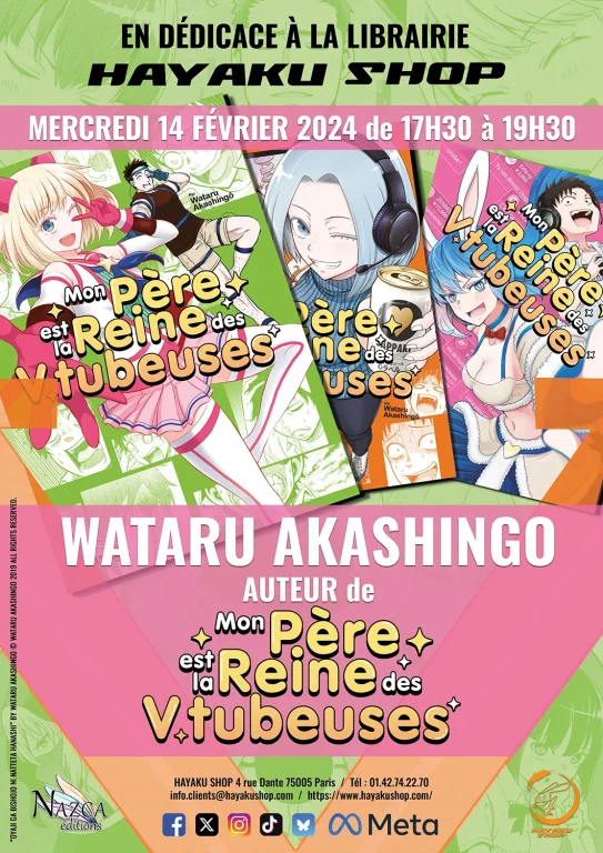 Wataru Akashingo en dédicace