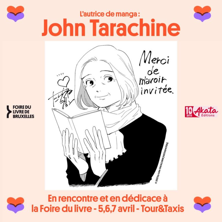 John Tarachine invitée à la Foire du livre de Bruxelles