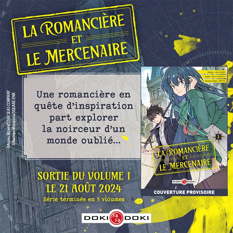 manga : La romancière et le mercenaire