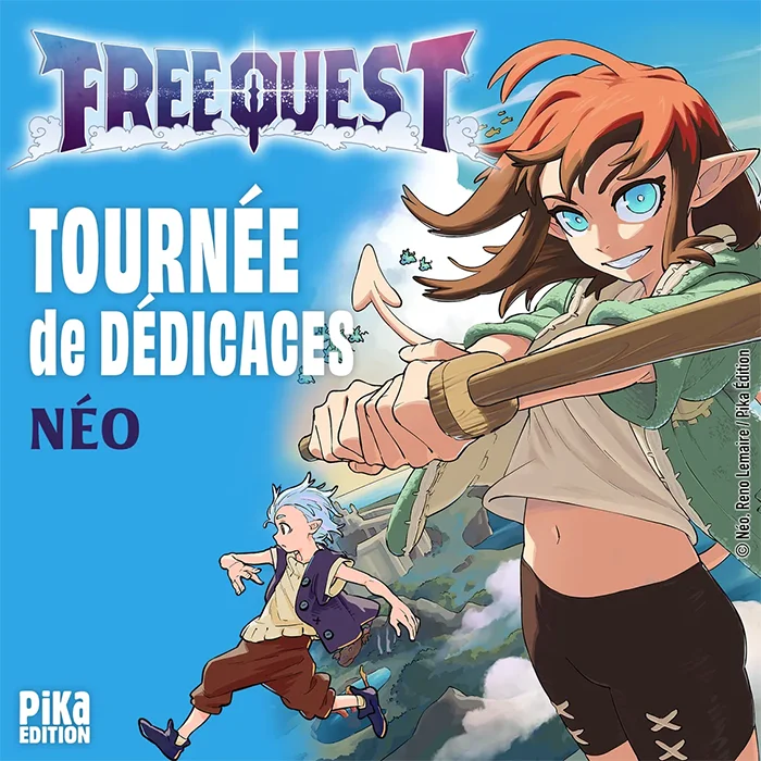 Néo et Reno Lemaire dédicacent pour la sortie de Free Quest