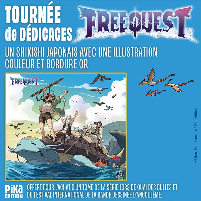 Néo et Reno Lemaire dédicacent pour la sortie de Free Quest