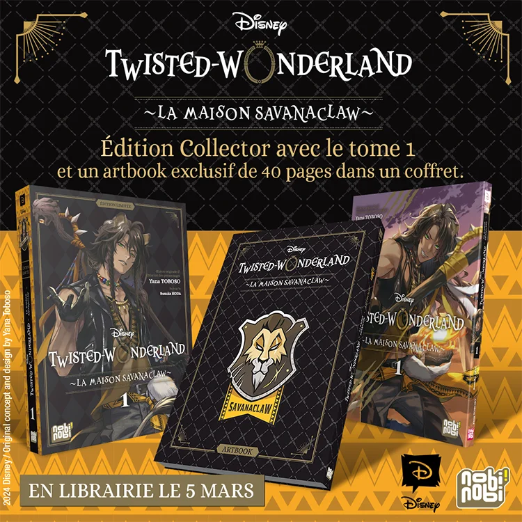 Twisted-Wonderland - La Maison Savanaclaw : Le tome 1 en édition collector