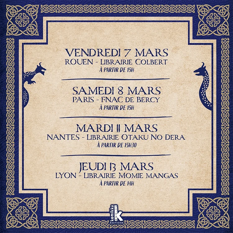 Koré Yamazaki : planning dédicace