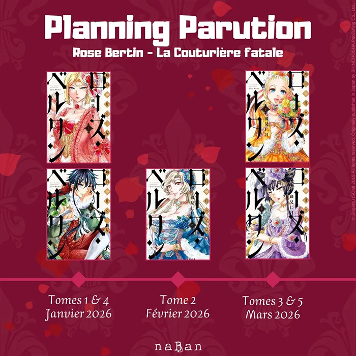 rose bertin réédité par naban