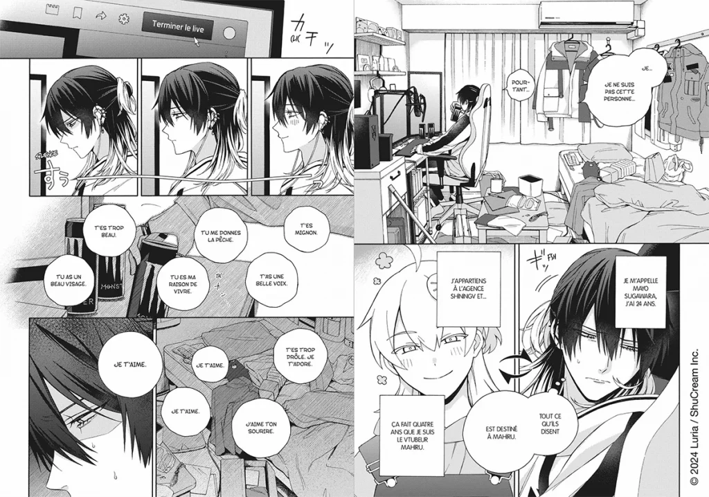 Stream à minuit - manga